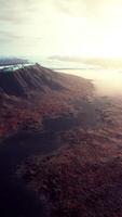 Aerial view of the terrain in Mountain Range Nature Reserve video