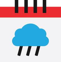 Weather Cloud Forecast vector