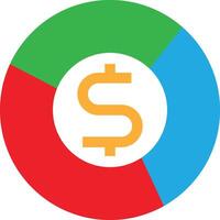 Pie Chart Statistics vector