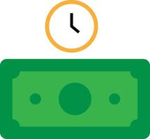 Time Is Money Schedule vector