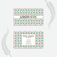 Print Abstract business cards Design Template. vector