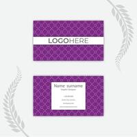 Print Geometric business card abstract design. vector