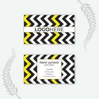 Print abstract business card template. vector