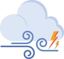 Lightning and Wind vector