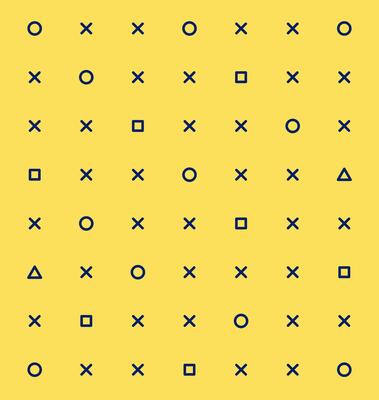 Geometric background from different shapes. Set of geometric shapes for background.