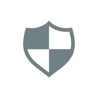 Decorative Crest Shield Shape Icon Template vector