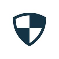 Abstract Classic Shield Shape Icon Template vector