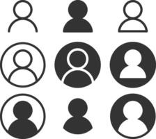 Profile User login or access authentication icon vector