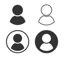 User login profile or access authentication icon vector