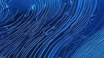 Abstract ocean texture with flowing blue patterns, evoking calmness and tranquility, ideal for backgrounds or wallpapers. video