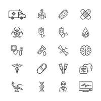 Comprehensive Medical Icon Set vector