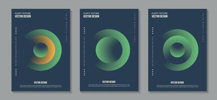 Abstract liquid background set. Gradient mesh. Effect dark color blend. Blurred fluid colorful mix. Modern design template for web covers, ad banners, posters, brochures, flyers vector