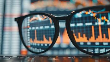 Audit internal financial advice investigation accounting glasses calculator on paper paperwork archive pile of documents analytics data analysis research numbers statistics confidential video