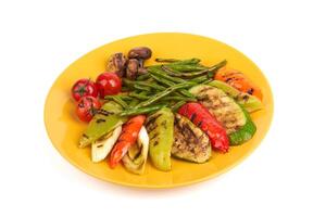 vegetables on white photo