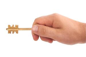 Hand and key photo