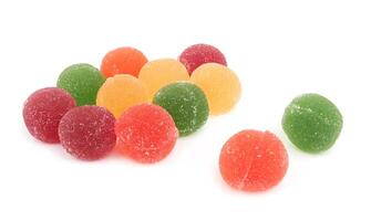 candy on white photo