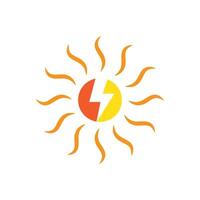 Sun logo icon vector