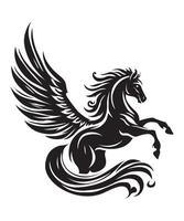 solated monochrome image head of horses on a white background vector