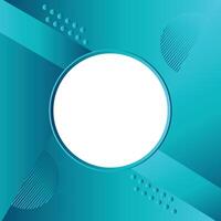 Regal Blue Modern Abstract Background Design with a circle frame vector