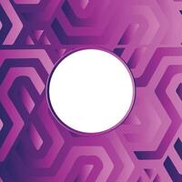 Minimal abstract banner presentation template with 3D bright circle sunny Purple dynamic color in Geometric background. Modern fresh orange business design for sale, event, social media, party vector