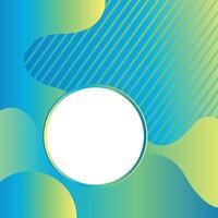 Green Yellow gradient Abstract geometric design with line and white shape business annual report, flyer, magazine vector