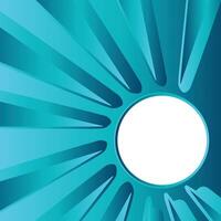 circle of aqua blue colour abstract background Gradient background. vector