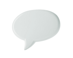 Bubble message, 3d online chat with speech or talk object for social media post. png