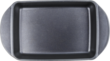 Top view of empty tray isolated on background. png