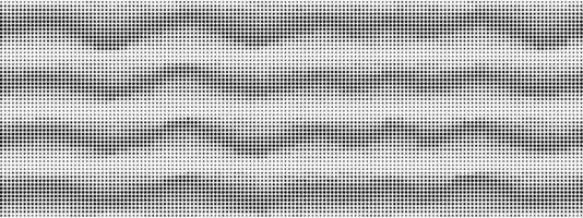dot gradient background. Wave pattern. Vintage noise effect. Retro comic book cover. Grunge halftone backdrop. Monochrome texture. Black and white illustration vector