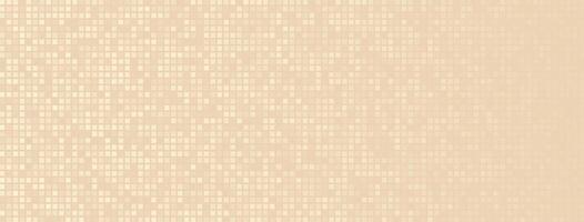 Abstract geometric background with tiles. Beige pixel texture. Digital business background. Trend illustration vector
