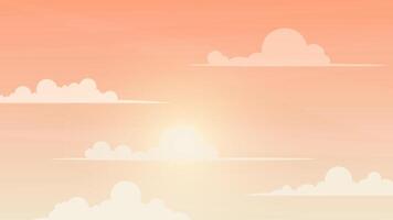 sky with clouds vector