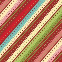 Stripe Background with Christmas colors and decorations. Colorful abstract design. Diagonal lines vector