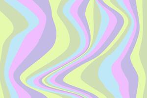 Abstract wavy background, visual Illusion in cute pastel colors. vector