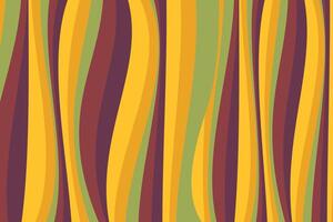 Groovy chessboard with 70s hippie vibes. Abstract geometric design in vintage color vector