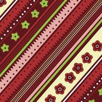 Stripe Background for Christmas in red and Green colors, festive pattern, decorative winter packaging paper vector
