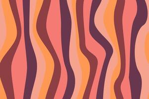 Trippy background with wavy lines. 70s psychedelic art design, trippy visual illusion. vector