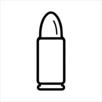Bullet icon illustration on white background vector