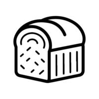 Bread icon illustration vector