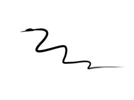 snake 2025 symbol of the year. snake isolate minimalism vector