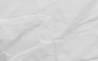 White crumpled craft paper texture as background. Light grey paper texture, Old vintage page or grunge vignette of old newspaper. Pattern rough art creased grunge letter with copy space for text. vector