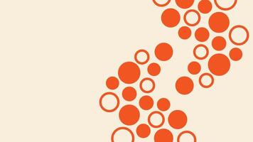 Background bubble circle round retro unique design style vector