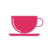 coffee cup icon on white background for web and mobile app design vector