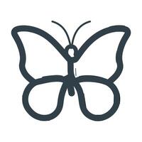 Butterfly icon isolated on white background for your web and mobile app design, Butterfly logo concept vector