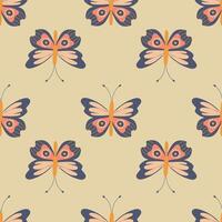 Seamless pattern with butterflies. Design for fabric, textiles, wallpaper, packaging. vector