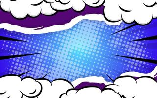 Cartoon abstract background with empty space vector