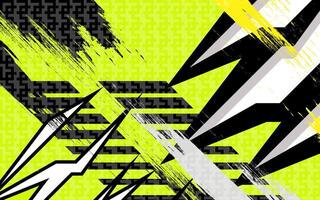 a black and yellow background with a lightning bolt vector