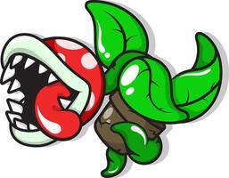 Cartoon plant illustration vector