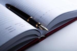 diary with fountain pen 7 photo