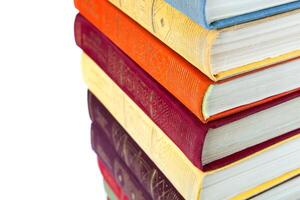 stack of books close-up photo