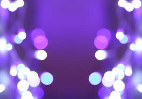 Abstract bokeh background. Blurred garland lights. photo